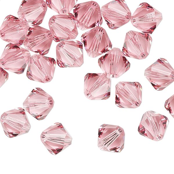 Bead 288pk light rose, Swarovski&reg; 8mm XILION bicone 5328 image number 0