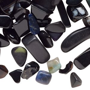 Black jasper 1pkg50g, undrilled inlay chip natural mini