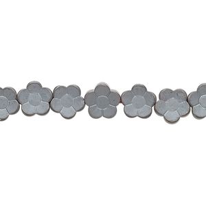 Hemalyke&trade; 1pkg1, matte flower bead 15.5-16 inch 8x8mm