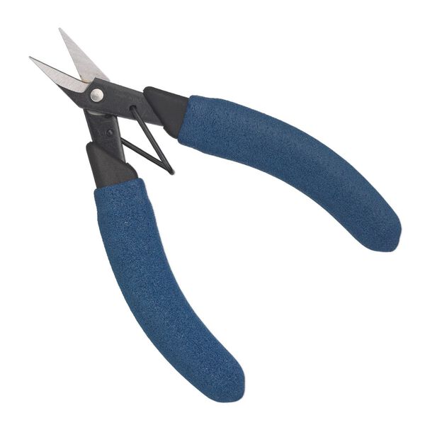 Shears Lindstrom&reg; 1pkg1 carbon steel and plastic, black and blue, 5-3/4 inches. image number 0