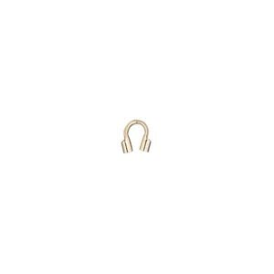 Wire guard 1pkg10 14Kt gold-filled, 5mm tube / approx 1.1mm inside diameter, Accu-Guard&trade;