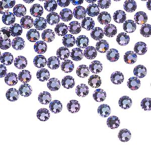 Flat back 144pk crystal vitrail light foil back, Preciosa MAXIMA Czech crystal rhinestone 3.8-4mm chaton rose round SS16
