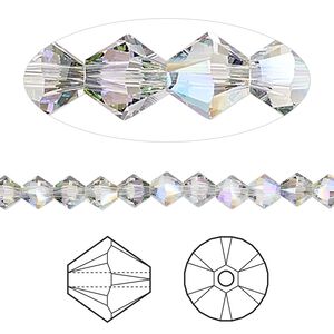 Bead 24pk crystal paradise shine, Crystal Passions&reg; 5mm bicone 5328