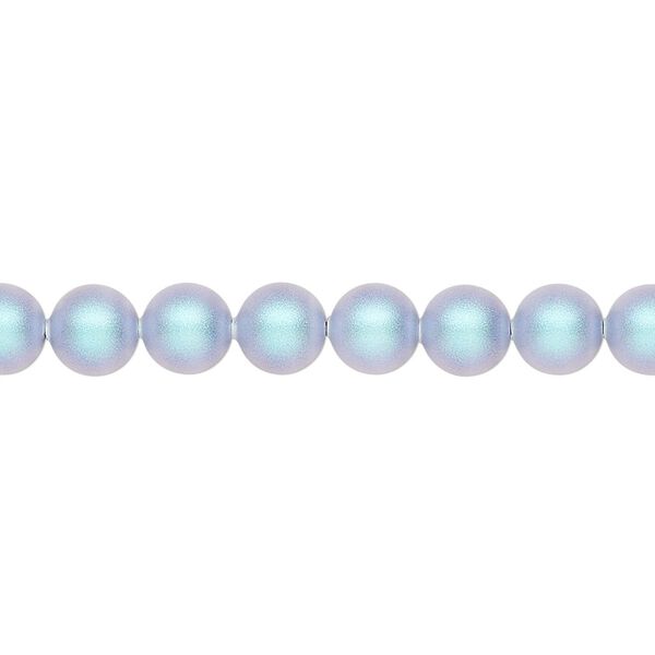 Pearl 500pk iridescent light blue, Swarovski&reg; 6mm round 5810 image number 0