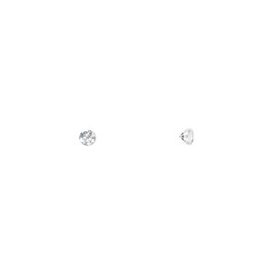 Gem, cubic zirconia, white, 2.25mm faceted round, Mohs hardness 8-1/2. Sold per pkg of 20.