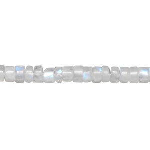 Rainbow moonstone 1pkg1, hand-cut heishi bead natural 15.5-16 inch 5x2mm-6x4mm