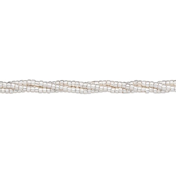 Bead 1pkg1 sterling silver, 1.2x1mm oval, 16 inch Hill Tribes image number 0