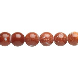Fire crackle agate 1pkg1, hand-cut round bead 15.5-16 inch 8mm