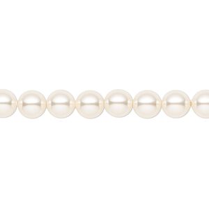 Pearl 500pk light creamrose, Swarovski&reg; 6mm round 5810