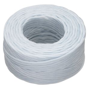 Thread, Hemptique&reg;, polyester, pkg/25 yards, light blue, 1mm smooth.