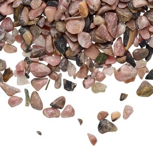 Rhodonite 1pkg2oz, undrilled inlay chip natural mini