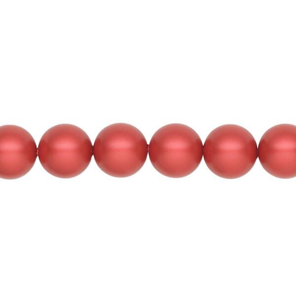 Pearl 250pk rouge, Swarovski&reg; 8mm round 5810 image number 0