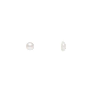 Cabochon 144pk crystal nacre, Crystal Passions&reg; 3.8-4mm hotfix SS16 2080/4