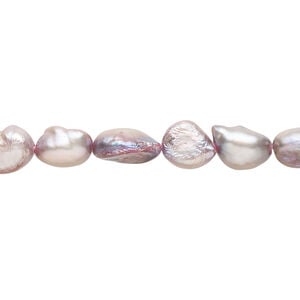 Freshwater pearl 1pkg1, mixed shapes, 15 inch multicolored 6-7mm cultured