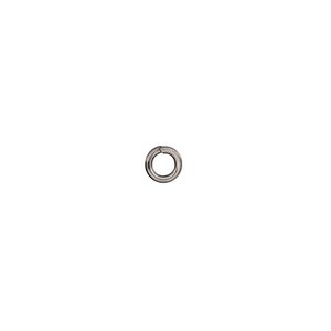 Jump ring 1pkg500 stainless steel, 5mm round, 18 gauge / 3mm inside diameter