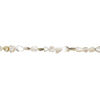 Black lip / gold lip / mother-of-pearl shell 1pkg1, nugget bead 15 inch large to extra-large image number 1