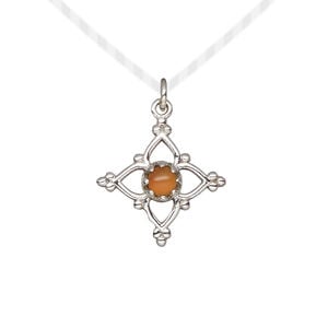 Drop 1pkg1, antiqued sterling silver and carnelian, 17x17mm open beaded diamond