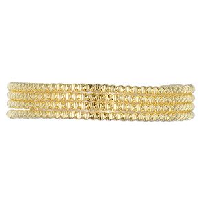 French wire 1pkg1 gold-plated, 1.0mm fancy zigzag, 13.5-15 inch copper