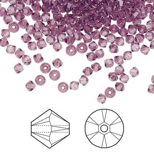 Bead 1440pk iris, Swarovski&reg; 3mm XILION bicone 5328