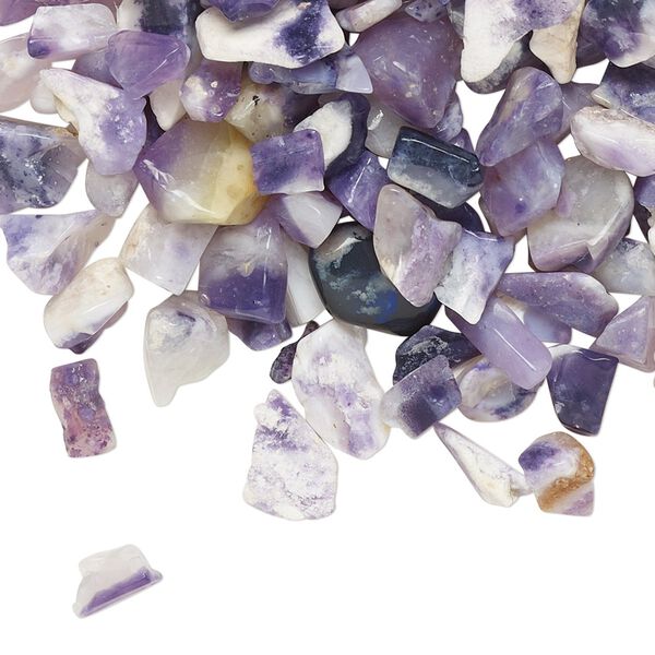 Purple opal 1pkg1oz, undrilled inlay chip natural mini image number 0