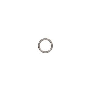 Jump ring 1pkg50 stainless steel, 7mm round, 20 gauge / 5.5mm inside diameter