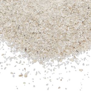 Mother-of-pearl shell (natural) 1pkg1oz, undrilled flake inlay chip mini