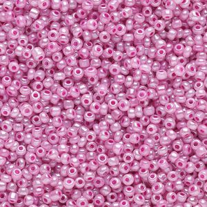Seed bead, Ming Tree&trade;, glass, pkg/1 pound, #11 round, opaque ceylon lilac.