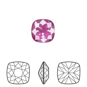 Fancy stone 72pk crystal orchid ignite LacquerPRO, Swarovski&reg; 12mm cushion 4470