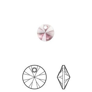Drop 144pk iris, Swarovski&reg; 8mm pendant mini disk 6428