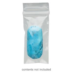 Bag, Tite-Lip&trade;, plastic, clear, 1x2-inch top zip. Sold per pkg of 1,000.