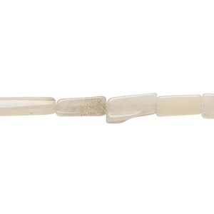 Multi-quartz 1pkg1, hand-cut square tube bead natural 13 inch 8x4mm-12x5mm