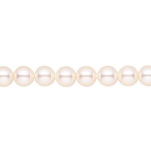 Pearl 50pk creamrose, Crystal Passions&reg; 6mm round 5810