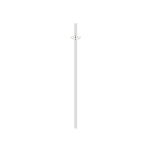 Head pin 1pkg4 sterling silver, 1 inch / cup & peg, 21 gauge
