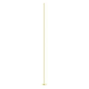 Head pin 1pkg4 14Kt gold-filled, 2 inch / cup, 24 gauge