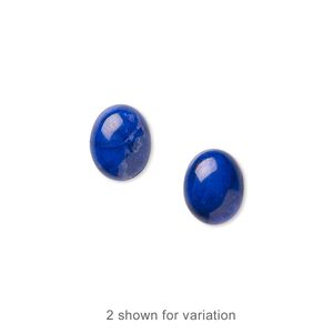 Howlite 1pkg10, calibrated oval cab 10x8mm