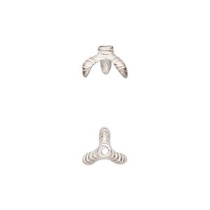 Bead cap, Amoracast&reg;, sterling silver, 9x8mm dragon claw, fits 8mm bead. Sold individually.