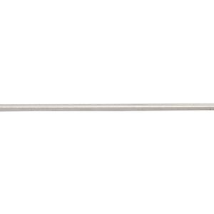 Wire, sterling silver, dead-soft, 1x1mm square, 18 gauge. Sold per 1-foot pkg.