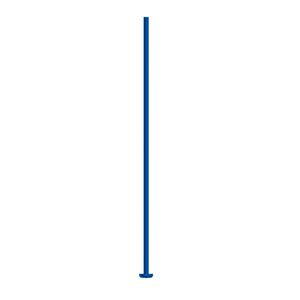Head pin 1pkg10 niobium, 1.5 inch, 21 gauge anodized dark blue