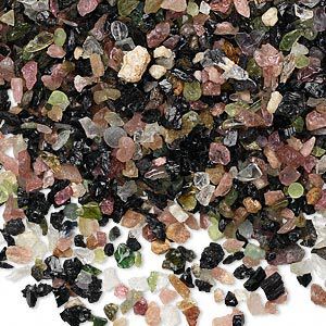 Multi-tourmaline 1pkg50g, undrilled inlay chip natural mini