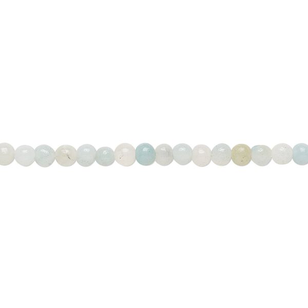Amazonite 1pkg1, round bead natural 15.5-16 inch 3mm image number 0