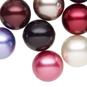 Pearl mix 26pk mixed colors, Celestial Crystal&reg; 16mm round
