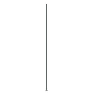 Head pin 1pkg500 gunmetal-plated, 2 inch, 24 gauge brass
