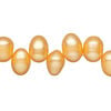 Freshwater pearl 1pkg1, top-drilled rice, 14 inch carrot 8x7mm-12x9mm cultured image number 0