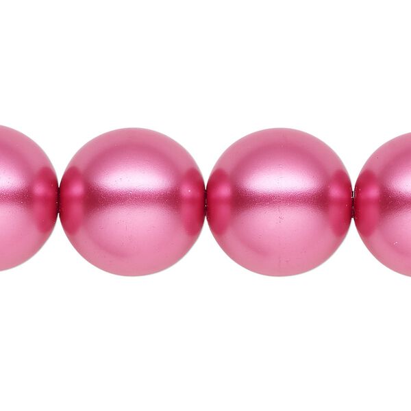 Pearl 1pk pink, Celestial Crystal&reg; 16mm round 15.5-16 inch image number 0