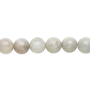 Picasso "jasper" 1pkg1, round bead natural 15.5-16 inch 8mm