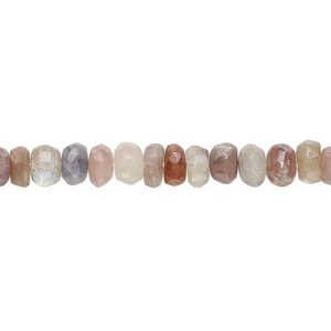 Pink tourmaline 1pkg1, hand-cut faceted rondelle bead natural 14 inch 5x3mm-6x4mm