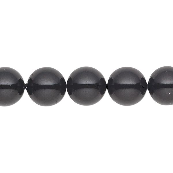Pearl 100pk mystic black, Swarovski&reg; 10mm gemcolors round 5810 image number 0