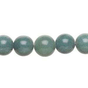 Quartz 1pkg1, round bead 14 inch 9-11mm