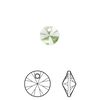 Drop 144pk peridot, Swarovski&reg; ReCreated&trade; 8mm pendant mini disk 6428 image number 0