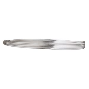 Wire, stainless steel, soft, half-round, 20 gauge. Sold per pkg of 9 meters.